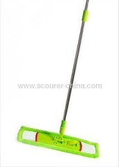 Telescopic aluminum handle Microfiber Flat Floor Mop for cleaning