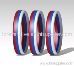 silicon bracelets flag style