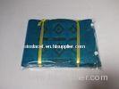 Dark Green Shrink-Resistant African Gele Fabric , Plain Pattern