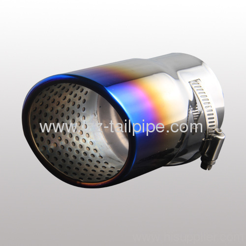 Audi A6L hot sell high quality stainless steel blue car exhaust tip