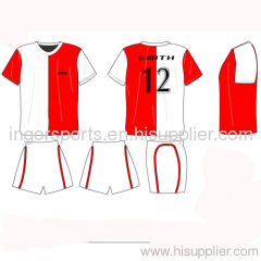 High Performance Sublimated Soccer Jersey And Short, Custom College Football Jerseys
