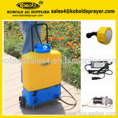 16L battery sprayer with wheels