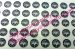 Custom Black Round Warranty Stickers With your Logo