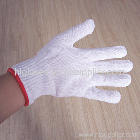 safety working glove rubber coated cotton gloves