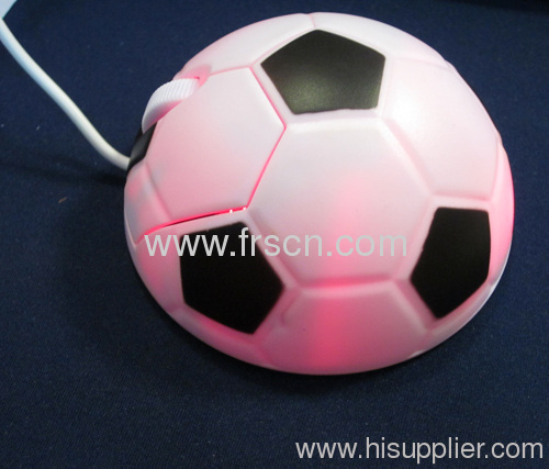 led light up football shape mouse for copmuter gift