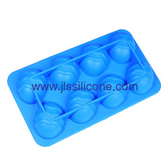 Easter egg shaped silicone ice maker molds