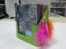 A5 3 subject hardcover hardbound notebook/agenda/planner with cute hanging drop