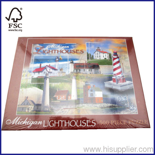 500pcs lighthouse floor puzzle