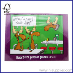 high quality 500pieces jigsaw puzzle