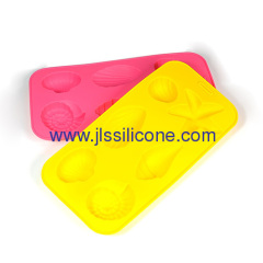 shell shaped silicone chocolate molds or ice maker molds