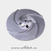 Aluminum die casting water pump impeller