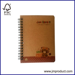 Eco-friendly double wires notebooks