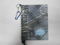 A5 hardcover hardbound notebook/agenda/planner with hanging drop