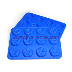 Rose shaped silicone chocolate molds or ice maker mold
