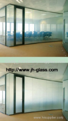 Electric smart glass, privacy glass, switchable glass for partition