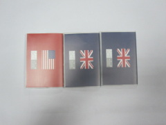 3 subject PP cover softcover notepad/book