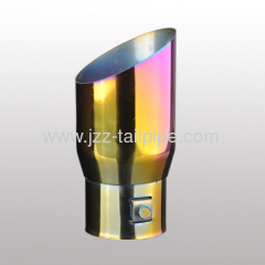 Universal stainless steel colorful car tail pipe cover