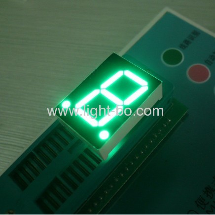 Pure Green 0.8 inches single digit seven segment led displays