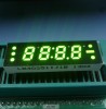 Super Bright Green 0.25&quot; 4 digit 7 segment small led clock display common anode for Instrument Panel