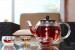 Elegant Innovative Design Double Wall Glass Tea Pot Coffee Pot