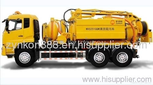 WX5251GQW combination jetting vehicles,combination flushing trucks