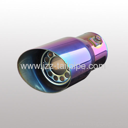 American hot sell universal stainless steel single automobile tail throat cover