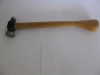 Ball pein peen hammer with wood handle fiberglass handle