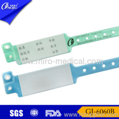 One-time use id wristband