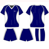 Custom On Line Sublimated Soccer Jerseys And Shorts Polyester Football Uniforms