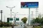 Q235 V Shape Outdoor Advertising Billboards , Steel Billboards