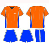 Polyester Sports Wear Soccer Uniforms Jerseys And Shorts For Men OEM