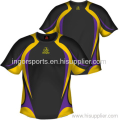 Black Personalized Sublimated Youth Soccer Jersey, Junior Football Teamwear