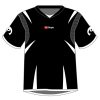 Customized Black Sublimated Soccer Uniforms T-Shirts and Shorts For Adult XS - 5XL