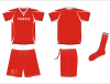 Heat Transfer /Sublimation Printing Soccer Jersey With Shorts and Socks Cool Dry