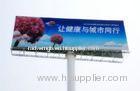 High Strength V Shape Highway Billboards Galvanized Steel Structure