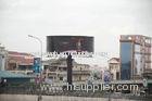 Roadside LED Screen Rotating Billboard Display , Painted Steel Structure