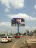 Circular Spectacular Unipole Billboard Signs For Comercial Display Board