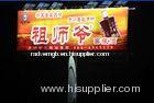 Bus-Stop Galvanized Solar Energy Billboard 155m With Solar Panel