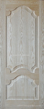 Natural ash veneered door skin