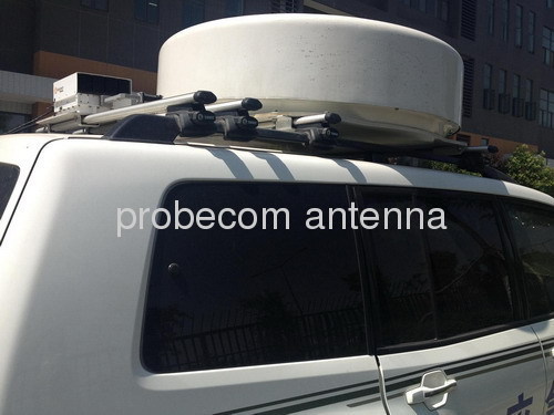 90cm flat panel stable tracking on the move antenna