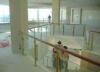 10mm / 12mm Custom Toughened Safety Glass, Light Green Hotel Balcony Railing Glass