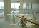 10mm / 12mm Custom Toughened Safety Glass, Light Green Hotel Balcony Railing Glass