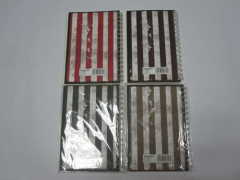 A5 4 subject soft cover spiral notebook college ruled
