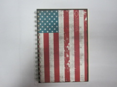 A5 4 subject soft cover spiral notebook college ruled