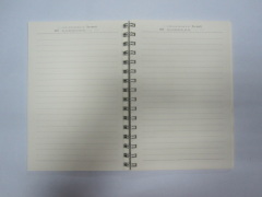A5 4 subject soft cover spiral notebook college ruled