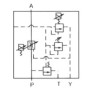 proportional electro-hydraulic relief flow control valve