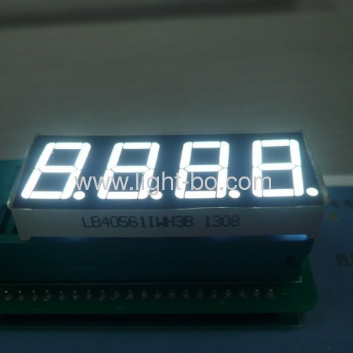 Display de segmento levado 14,2 mm 7 ultra branco 4 dígitos para eletrodomésticos