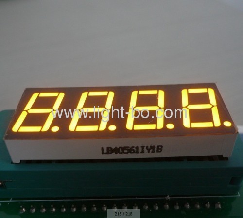 dígito 4 0,56 polegadas ultra brilhante branco comum ânodo 7 LED Display de segmentos