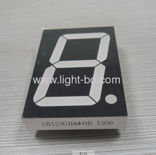 2.3 inch common anode super bright red 7 segment led display for clock indicator