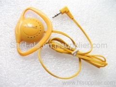 Cheap stereo Hook earpiece/1-Bud earphone